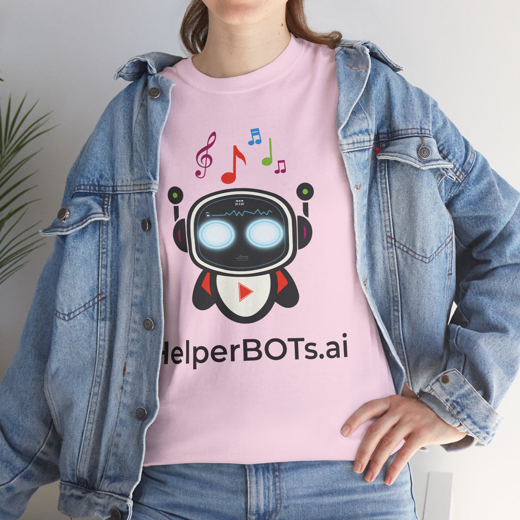 Unisex Music BOT Heavy Cotton Tee (Light Edition with Black Print)