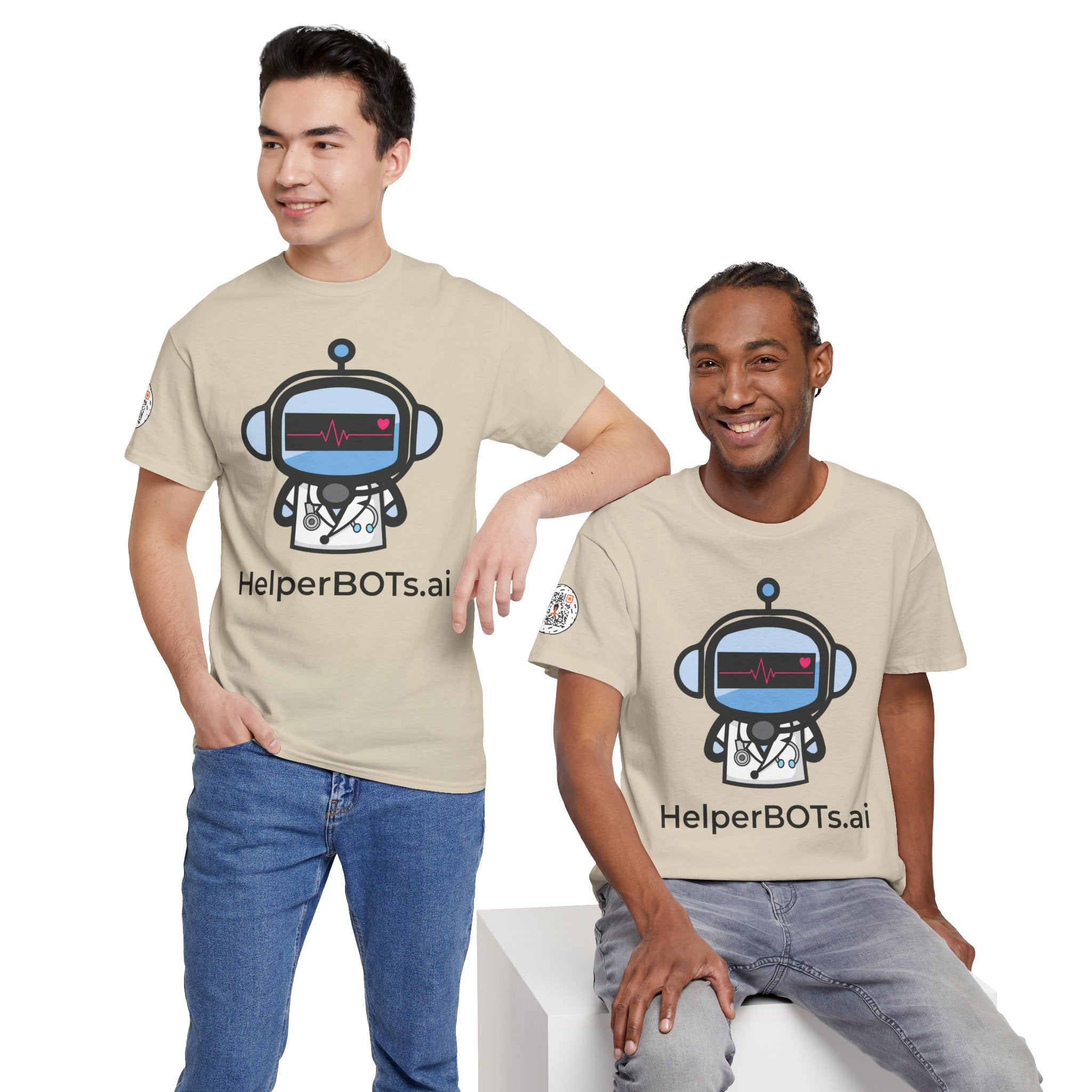 Unisex Medical BOT Heavy Cotton Tee (Light Edition with Black Print)