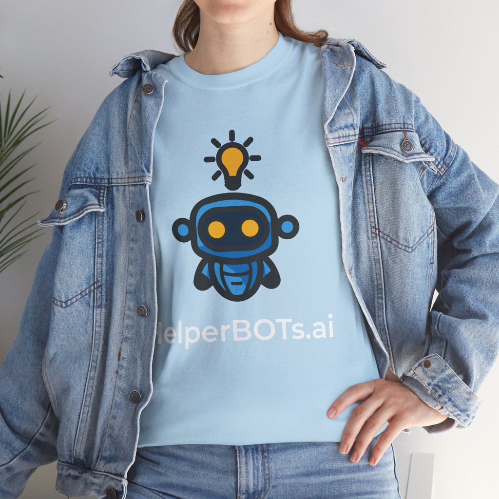 Unisex Personal Development BOT Heavy Cotton Tee (Dark Edition with White Print)