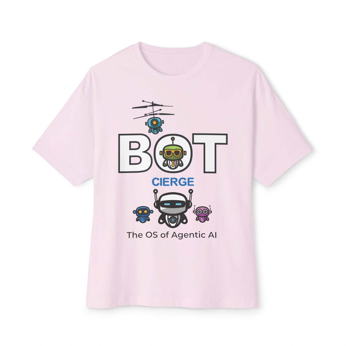 Unisex Logo Oversized Boxy Tee (Light Edition)