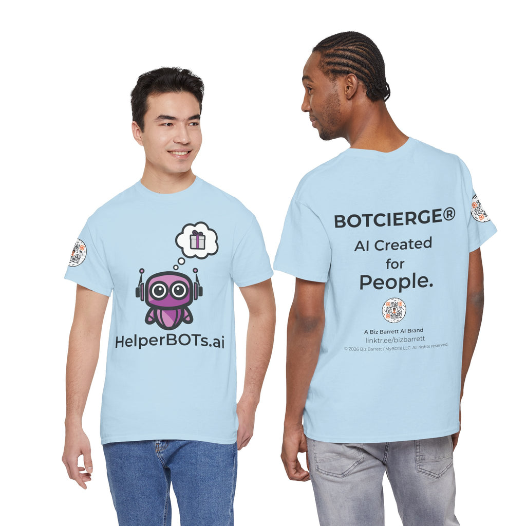 Unisex Love and Relationships BOT Heavy Cotton Tee (Light Edition with Black Print)