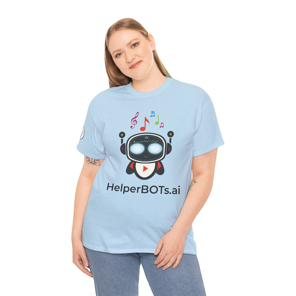 Unisex Music BOT Heavy Cotton Tee (Light Edition with Black Print)