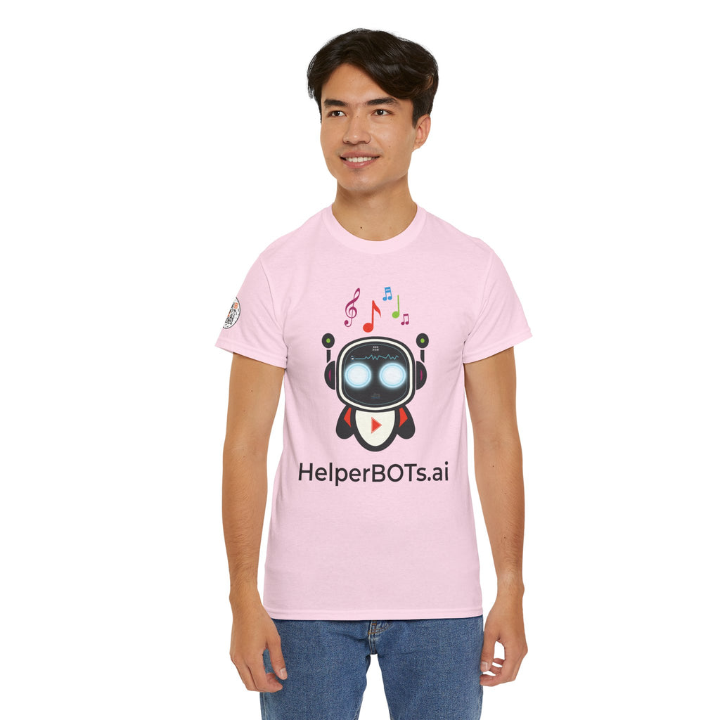 Unisex Music BOT Heavy Cotton Tee (Light Edition with Black Print)