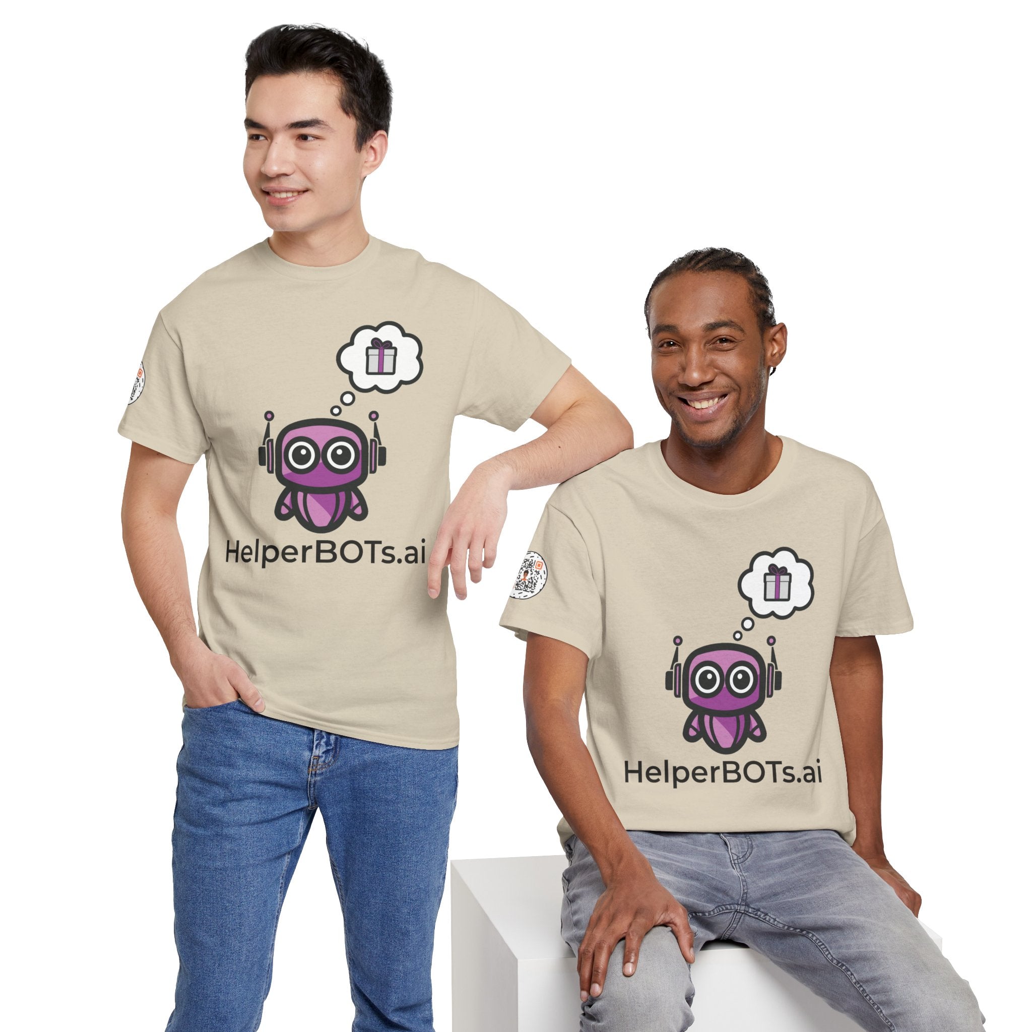 Unisex Love and Relationships BOT Heavy Cotton Tee (Light Edition with Black Print)