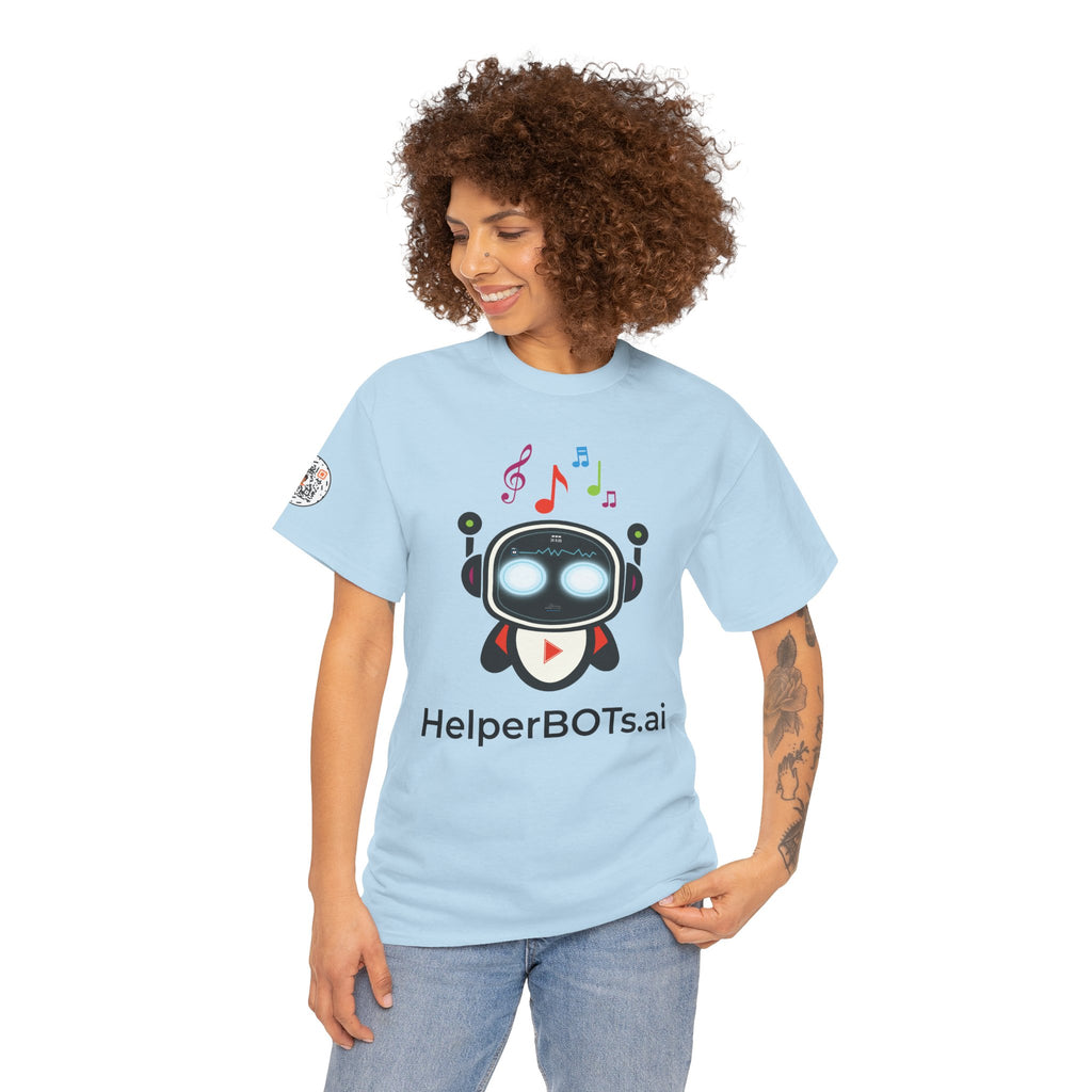 Unisex Music BOT Heavy Cotton Tee (Light Edition with Black Print)