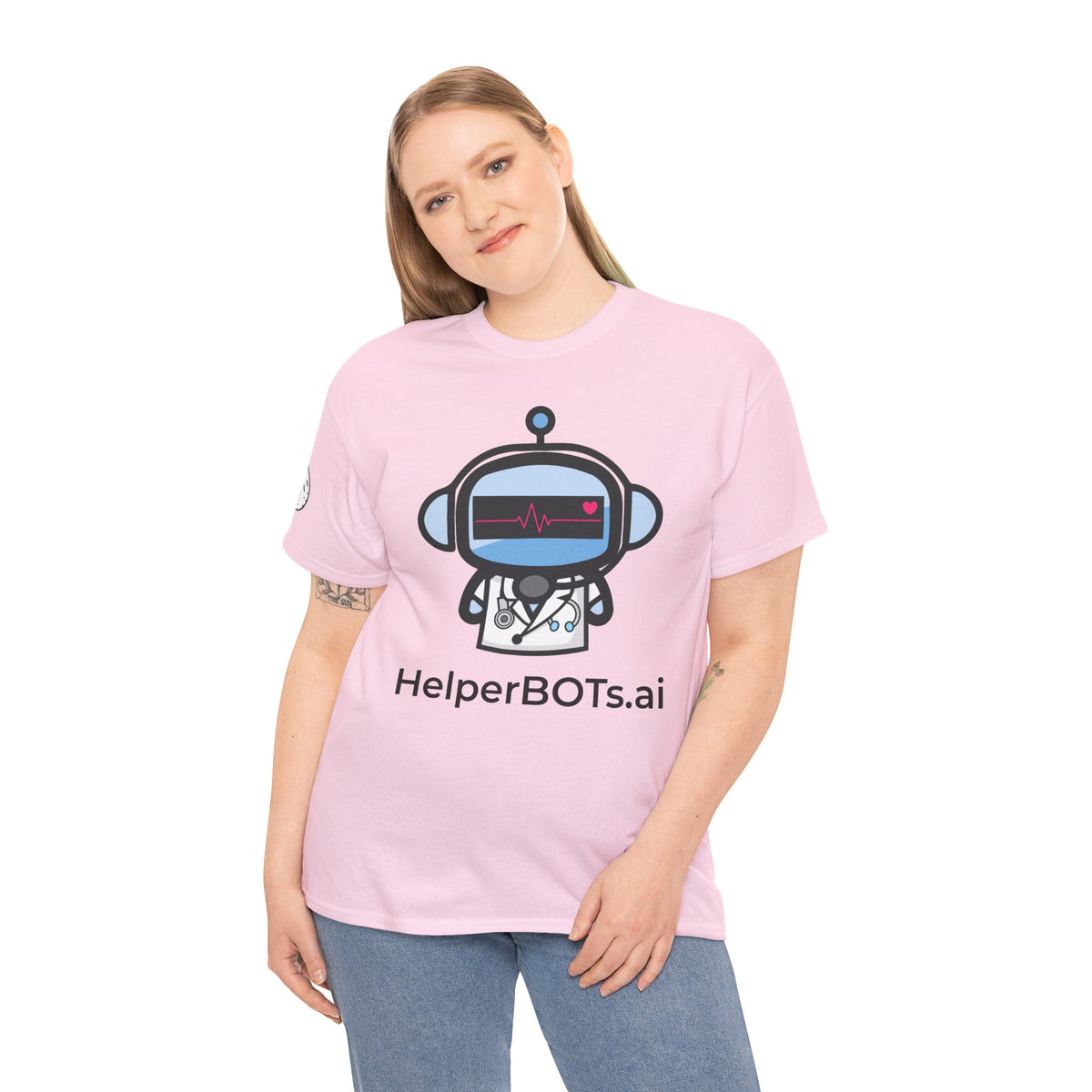 Unisex Medical BOT Heavy Cotton Tee (Light Edition with Black Print)