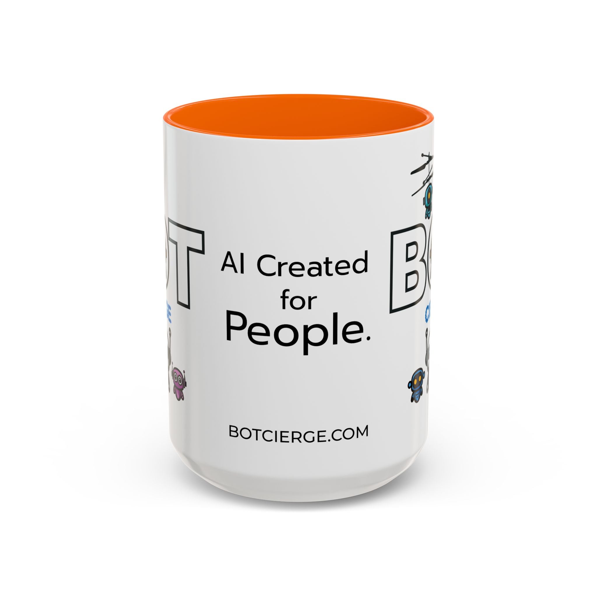 Logo Accent Coffee Mug (11, 15oz) (Light Edition with Black Print)
