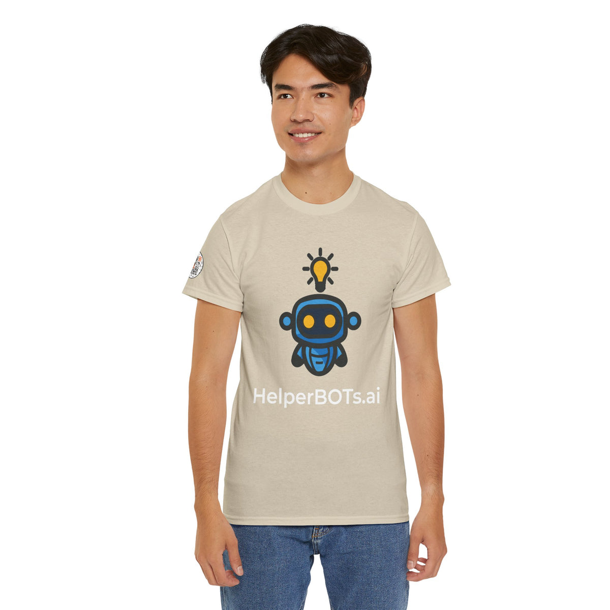 Unisex Personal Development BOT Heavy Cotton Tee (Dark Edition with White Print)
