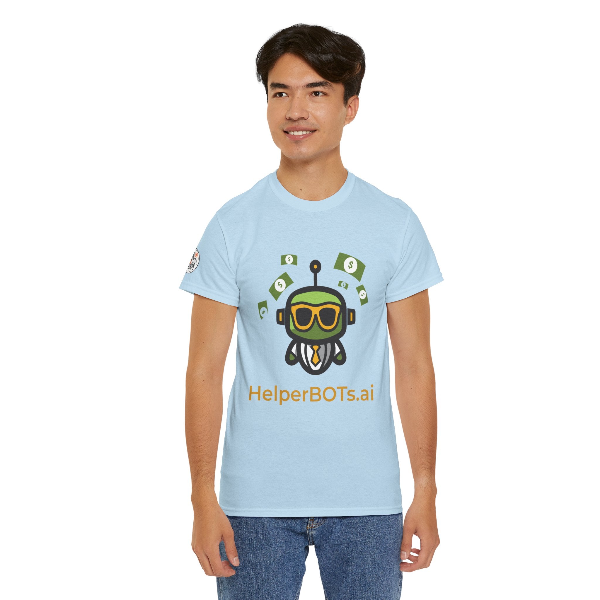 Unisex Financial BOT Heavy Cotton Tee (Light Edition with Gold Print)