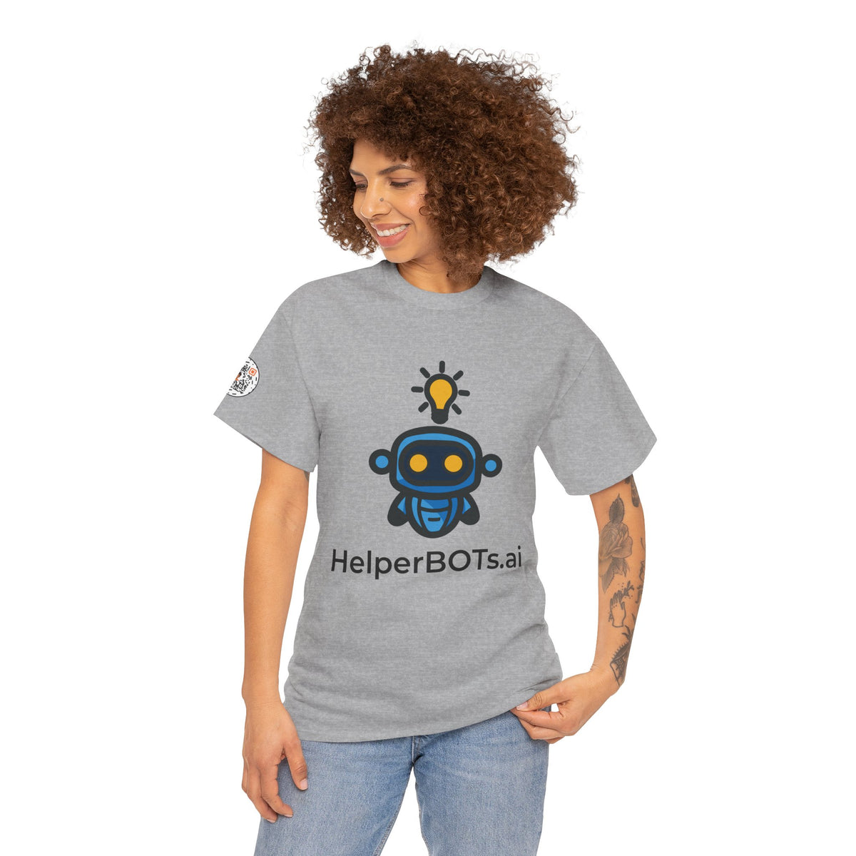 Unisex Personal Development BOT Heavy Cotton Tee (Light Edition with Black Print)