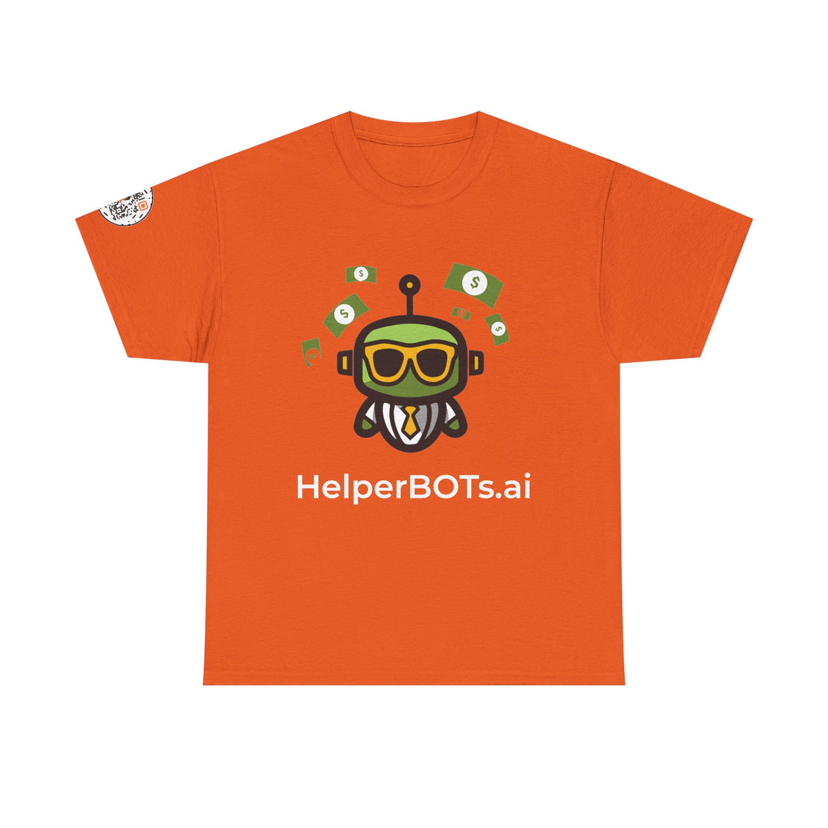 Unisex Financial BOT Heavy Cotton Tee (Dark Edition with White Print)