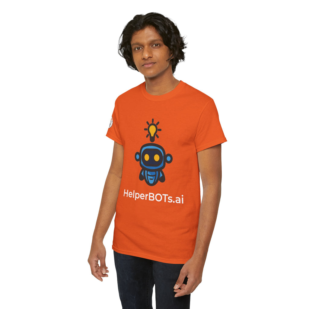 Unisex Personal Development BOT Heavy Cotton Tee (Dark Edition with White Print)