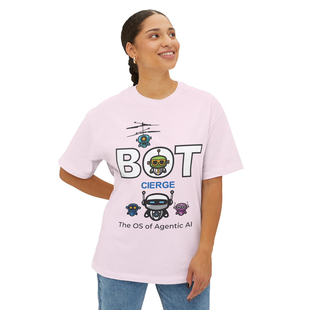 Unisex Logo Oversized Boxy Tee (Light Edition)