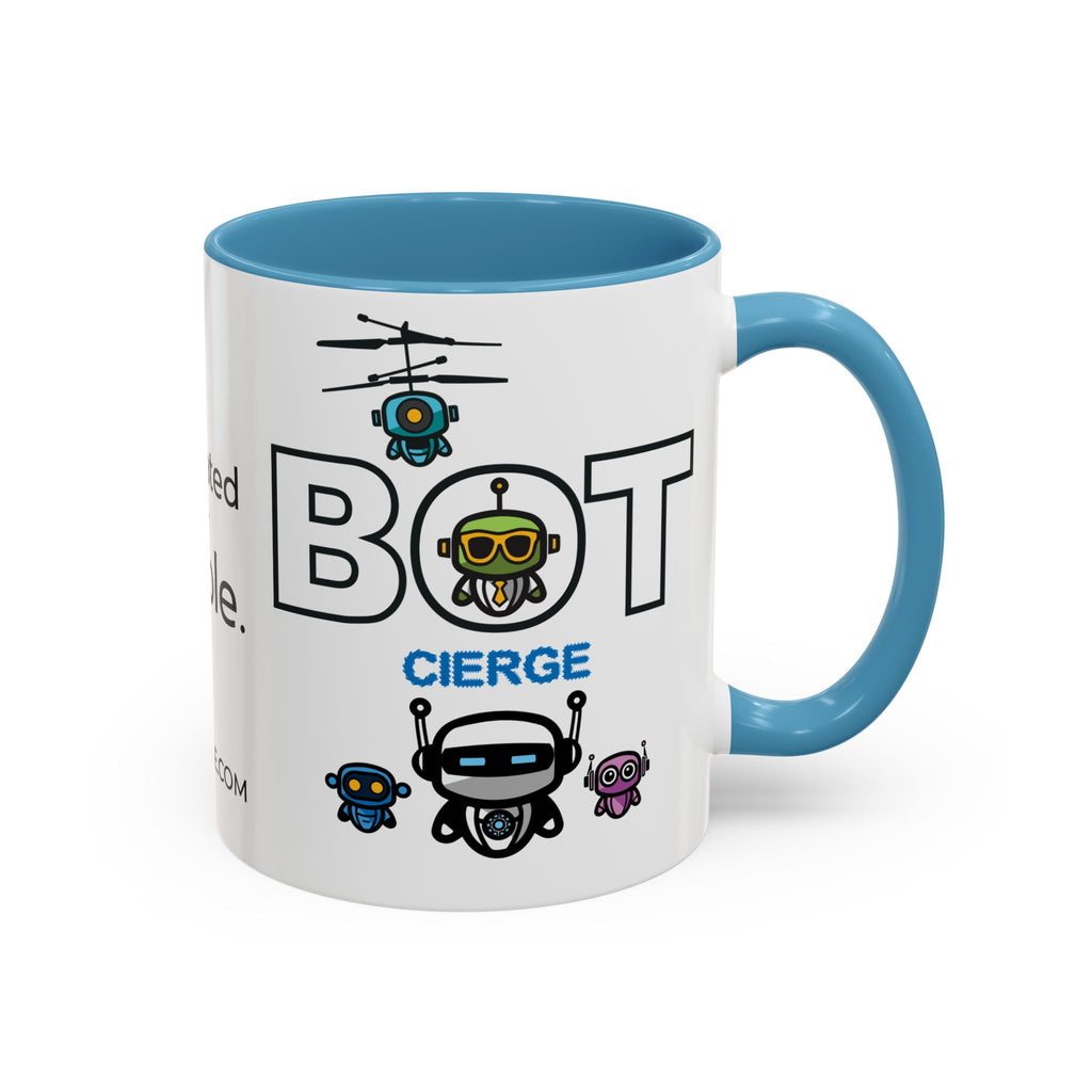 Logo Accent Coffee Mug (11, 15oz) (Light Edition with Black Print)