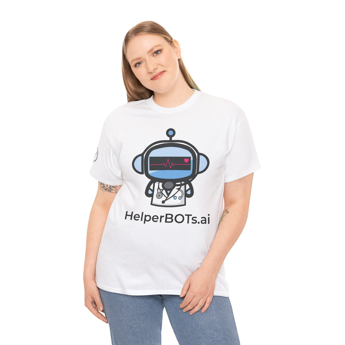 Unisex Medical BOT Heavy Cotton Tee (Light Edition with Black Print)