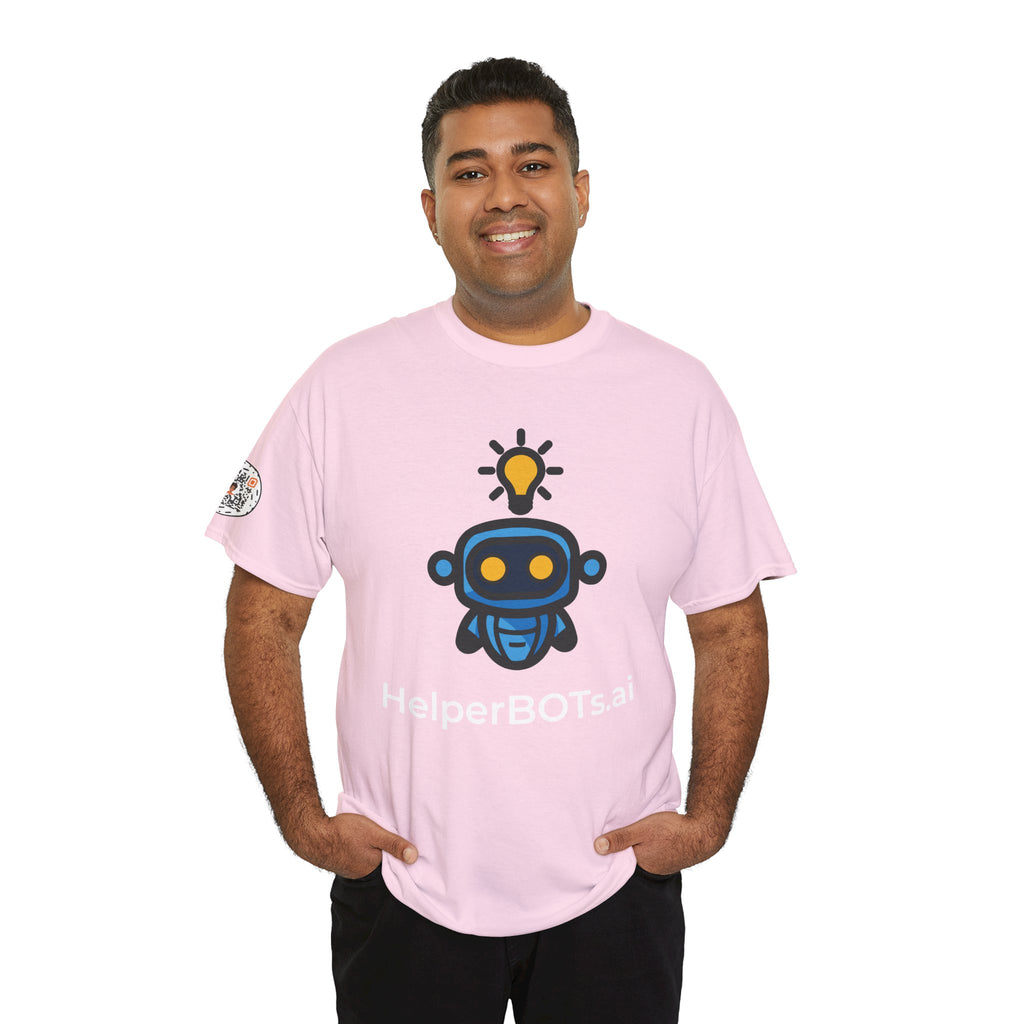 Unisex Personal Development BOT Heavy Cotton Tee (Dark Edition with White Print)