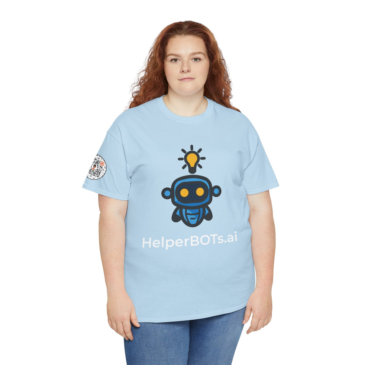 Unisex Personal Development BOT Heavy Cotton Tee (Dark Edition with White Print)