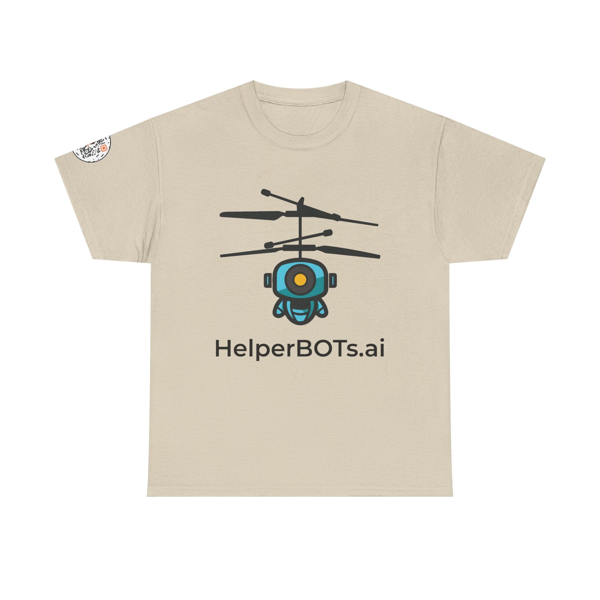 Unisex Security BOT Heavy Cotton Tee (Light Edition with Black Print)