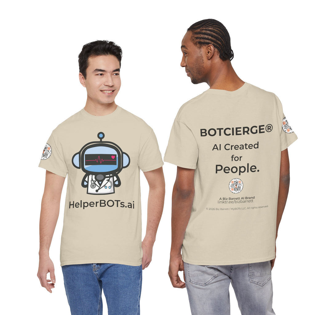 Unisex Medical BOT Heavy Cotton Tee (Light Edition with Black Print)