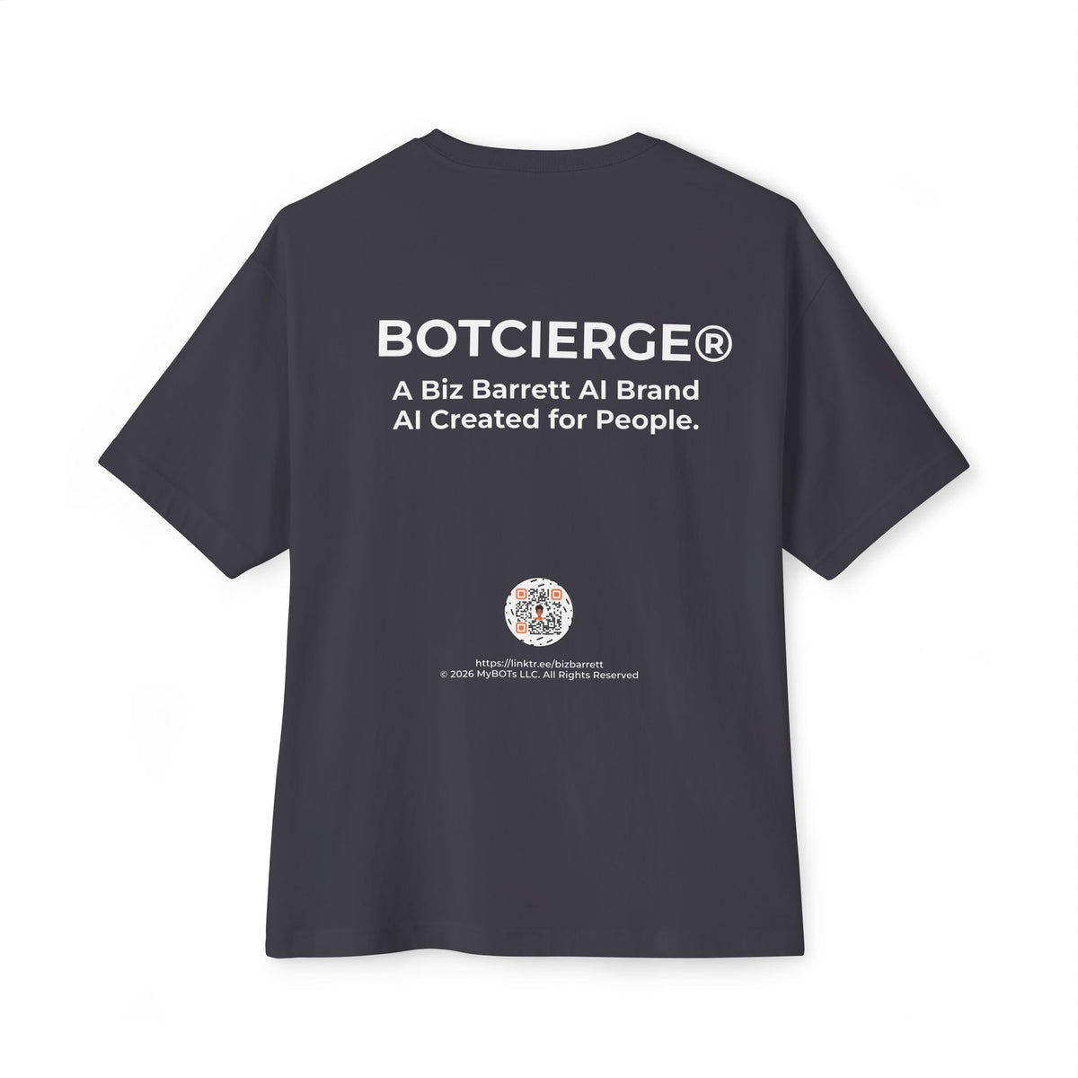 Unisex Logo Oversized Boxy Tee (Dark Edition)