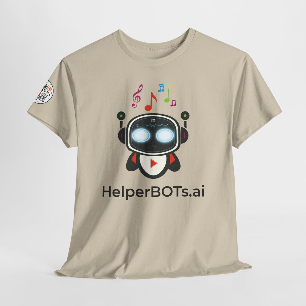 Unisex Music BOT Heavy Cotton Tee (Light Edition with Black Print)