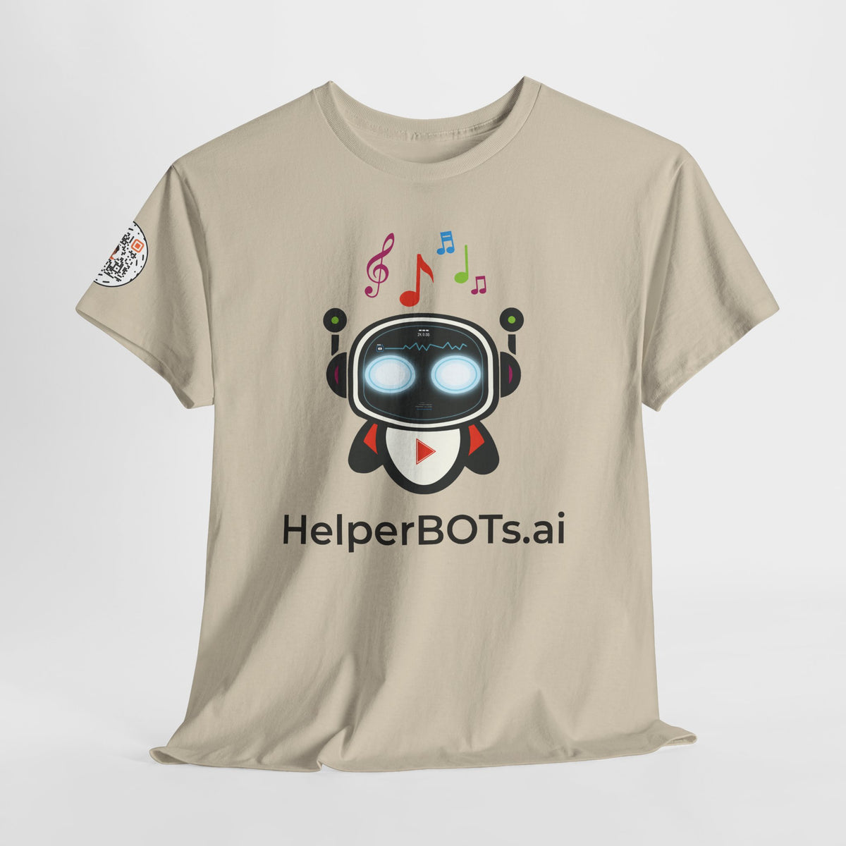 Unisex Music BOT Heavy Cotton Tee (Light Edition with Black Print)