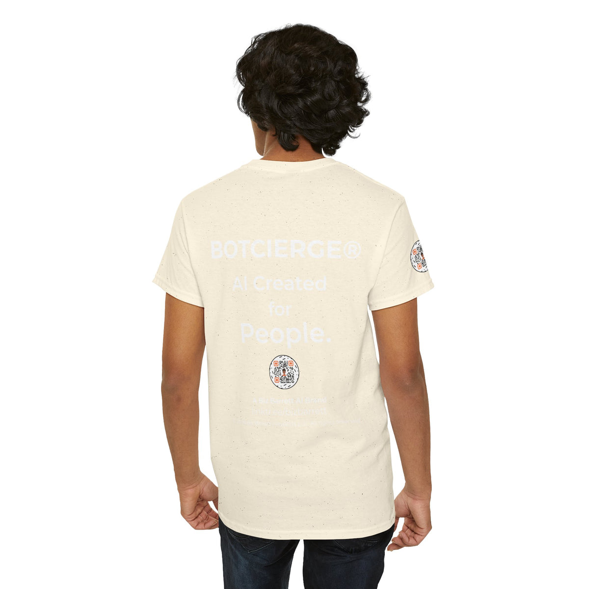 Unisex Financial BOT Heavy Cotton Tee (Dark Edition with White Print)