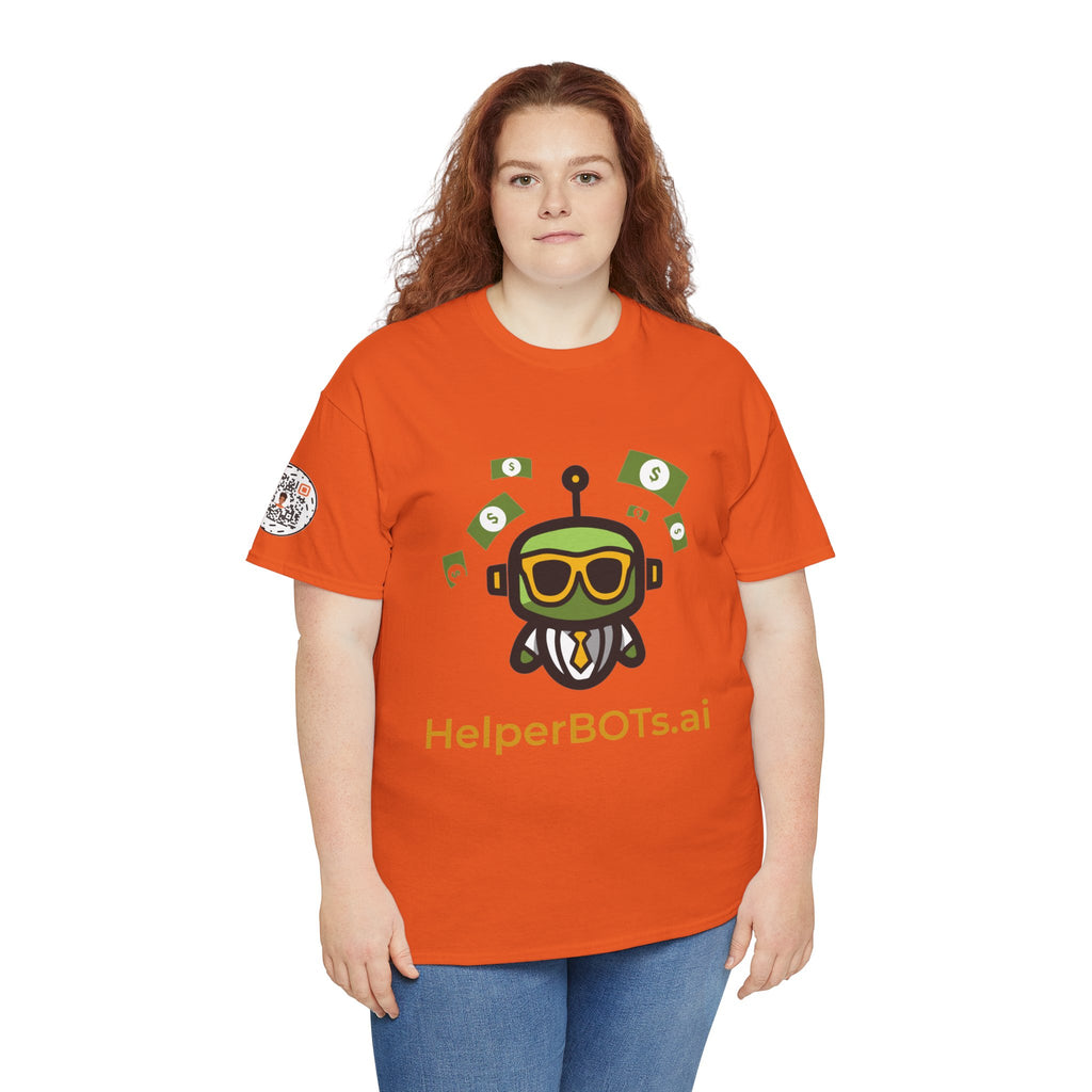 Unisex Financial BOT Heavy Cotton Tee (Light Edition with Gold Print)