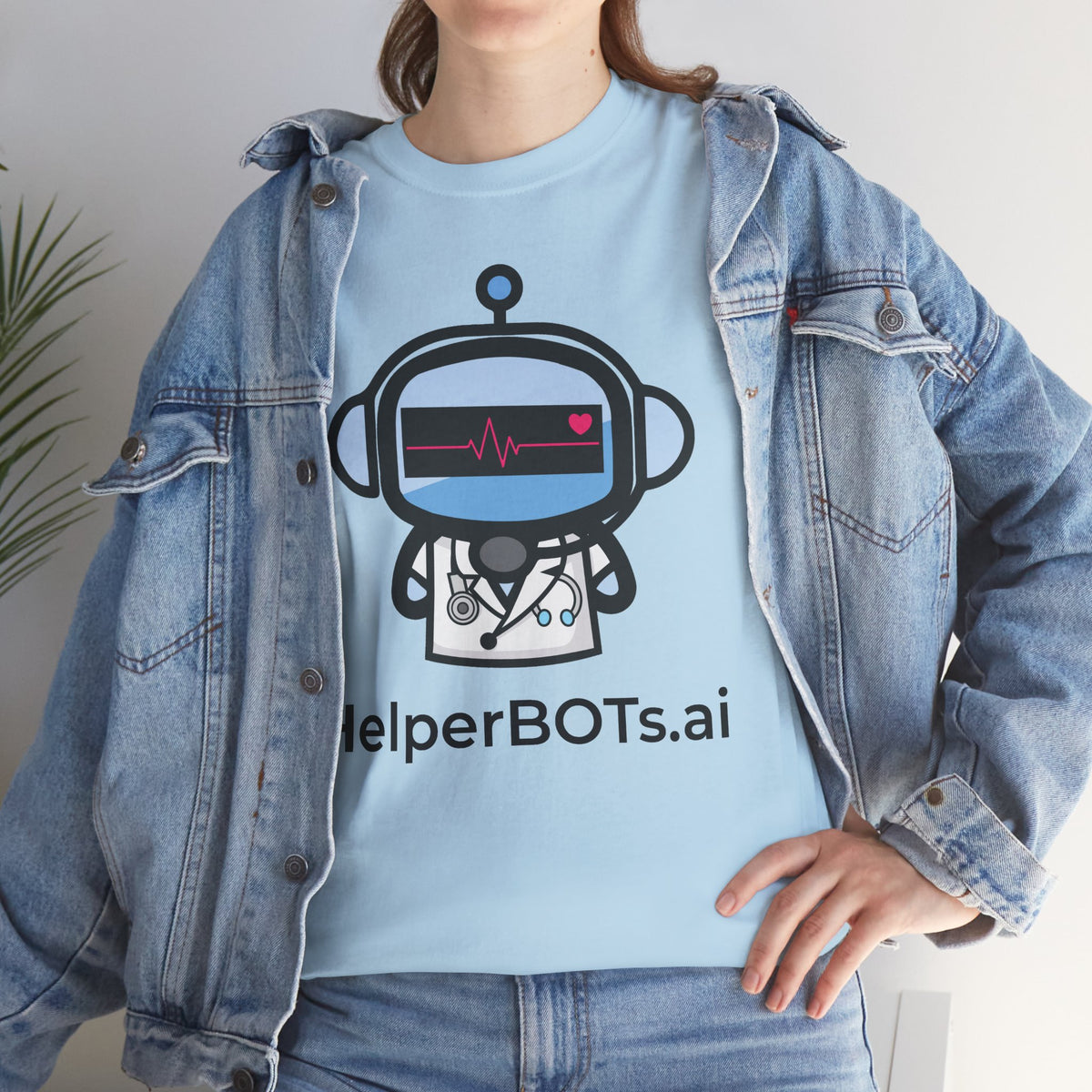 Unisex Medical BOT Heavy Cotton Tee (Light Edition with Black Print)