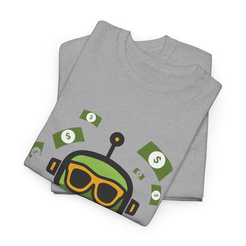 Unisex Financial BOT Heavy Cotton Tee (Dark Edition with Gold Print)