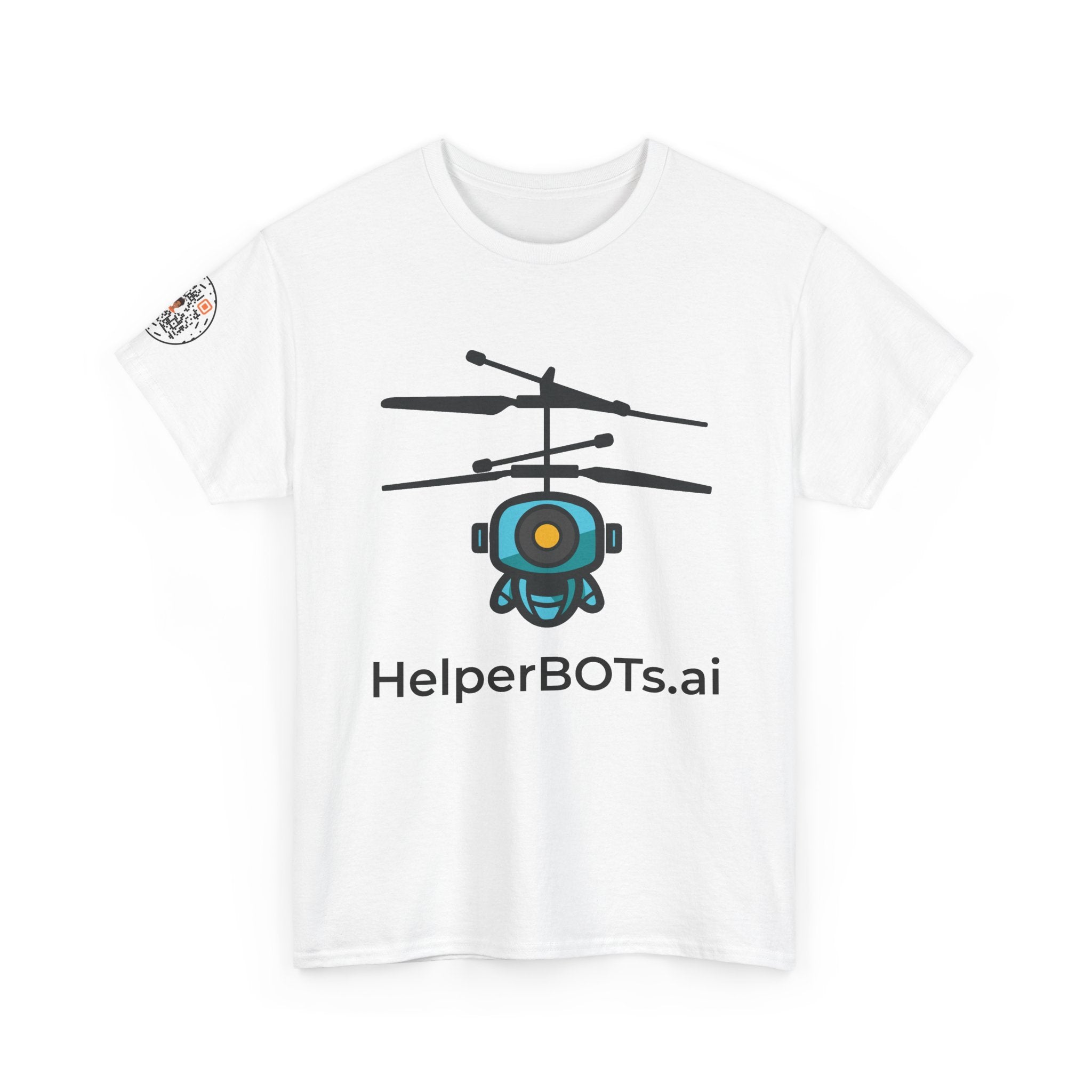 Unisex Security BOT Heavy Cotton Tee (Light Edition with Black Print)