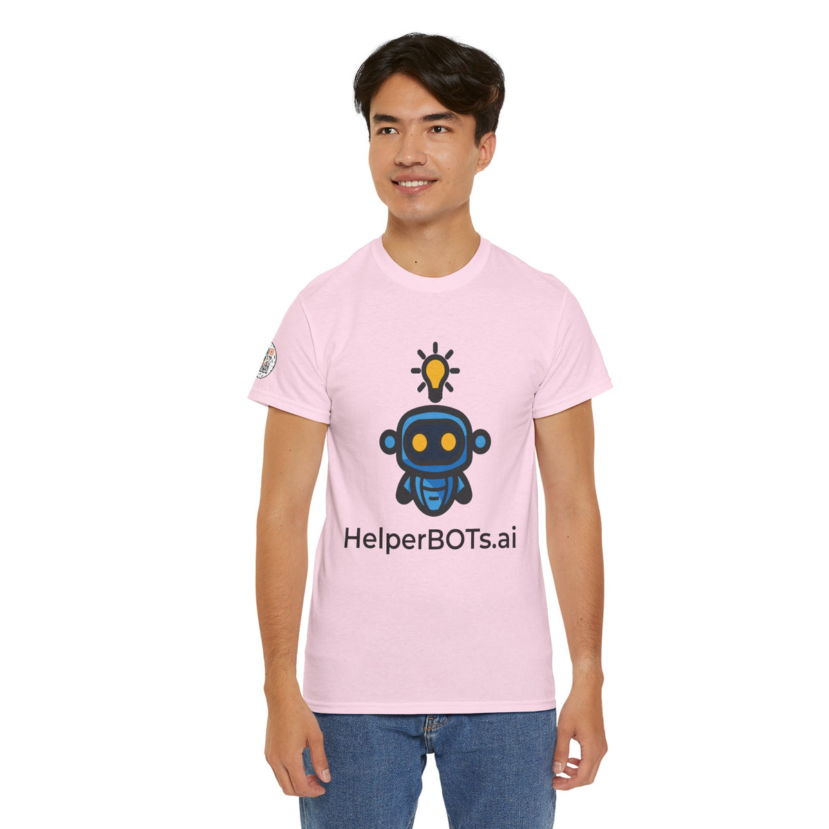 Unisex Personal Development BOT Heavy Cotton Tee (Light Edition with Black Print)