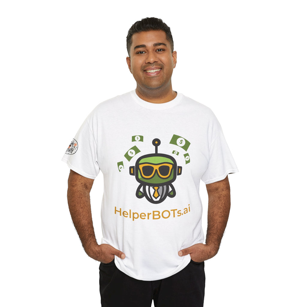 Unisex Financial BOT Heavy Cotton Tee (Light Edition with Gold Print)