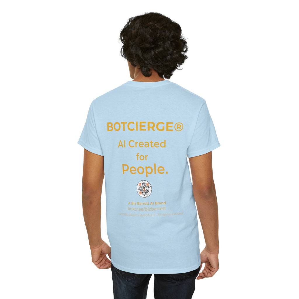 Unisex Financial BOT Heavy Cotton Tee (Dark Edition with Gold Print)