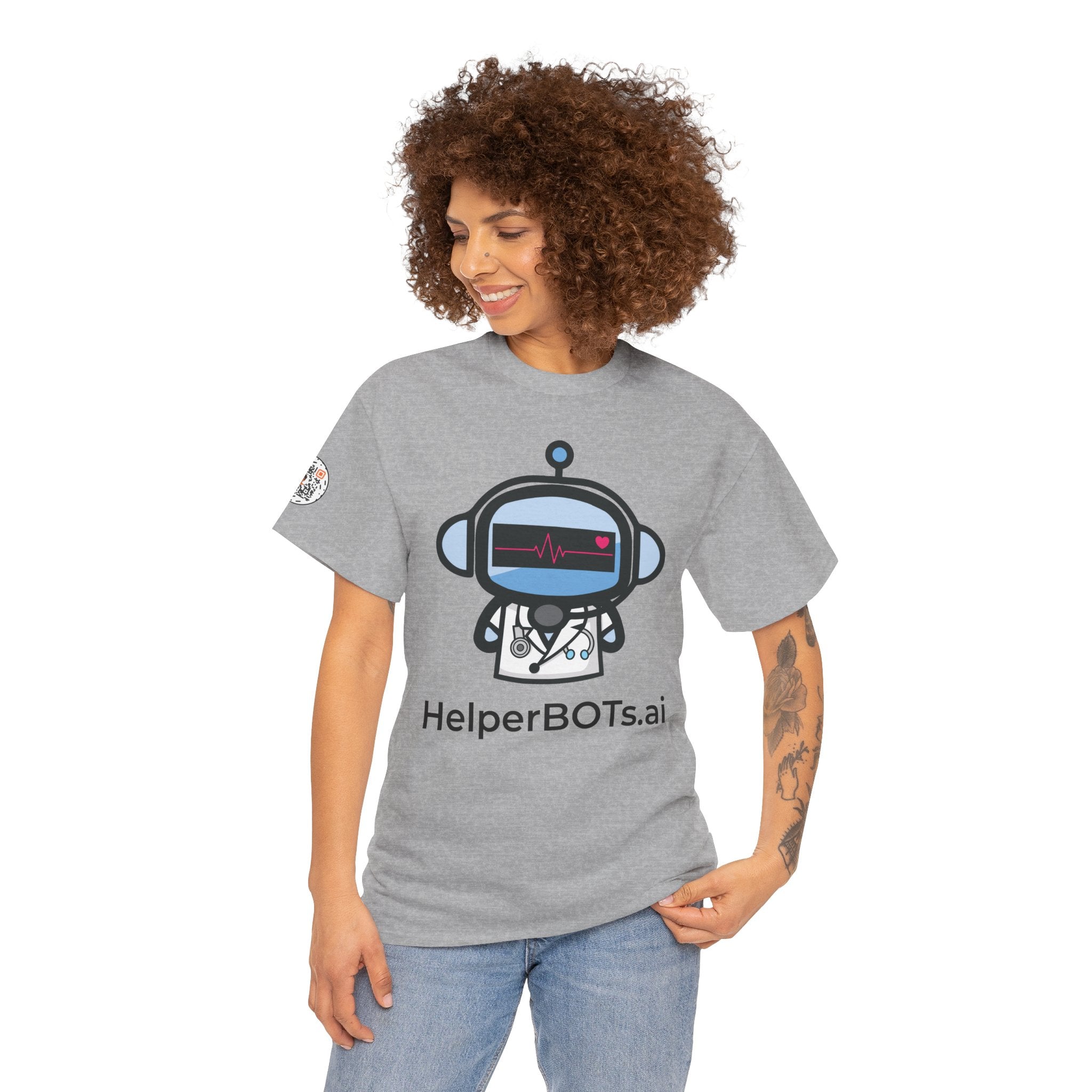 Unisex Medical BOT Heavy Cotton Tee (Light Edition with Black Print)
