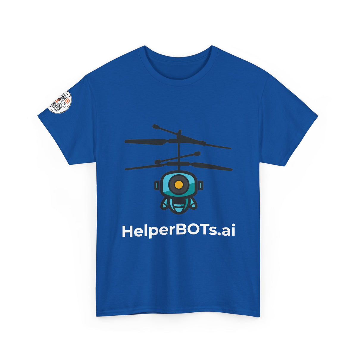 Unisex Security BOT Heavy Cotton Tee (Dark Edition with White Print)