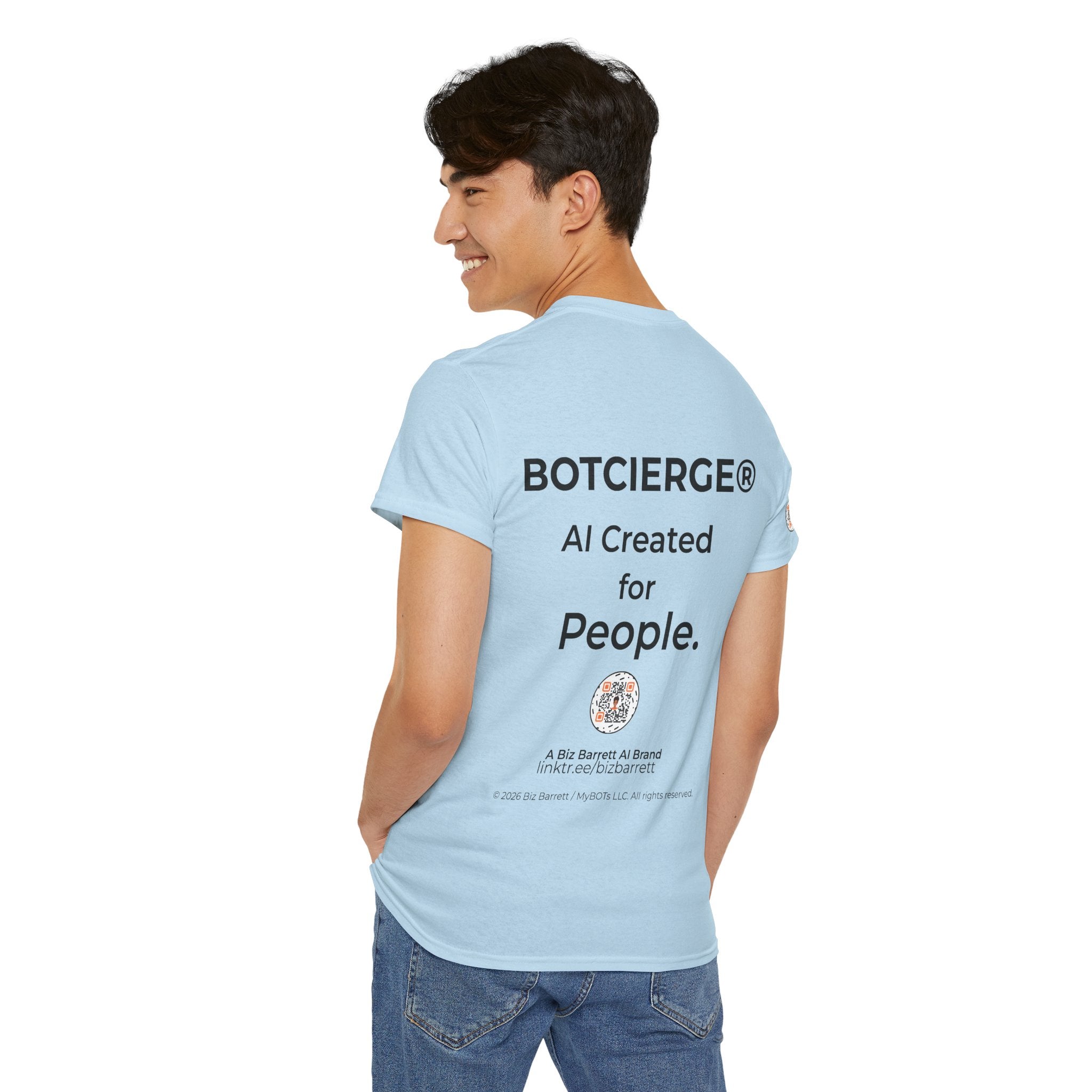 Unisex Medical BOT Heavy Cotton Tee (Light Edition with Black Print)