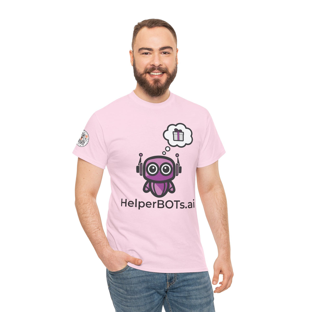 Unisex Love and Relationships BOT Heavy Cotton Tee (Light Edition with Black Print)