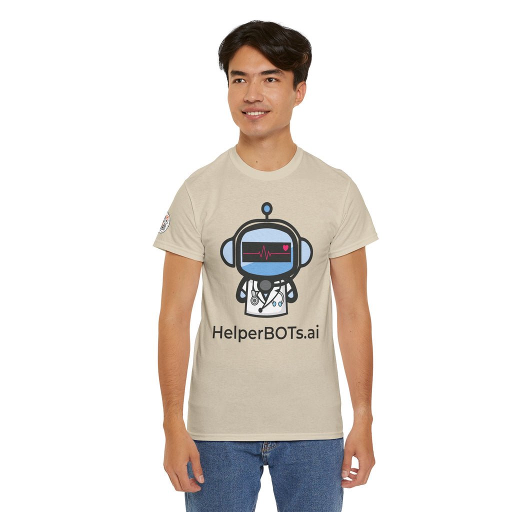 Unisex Medical BOT Heavy Cotton Tee (Light Edition with Black Print)