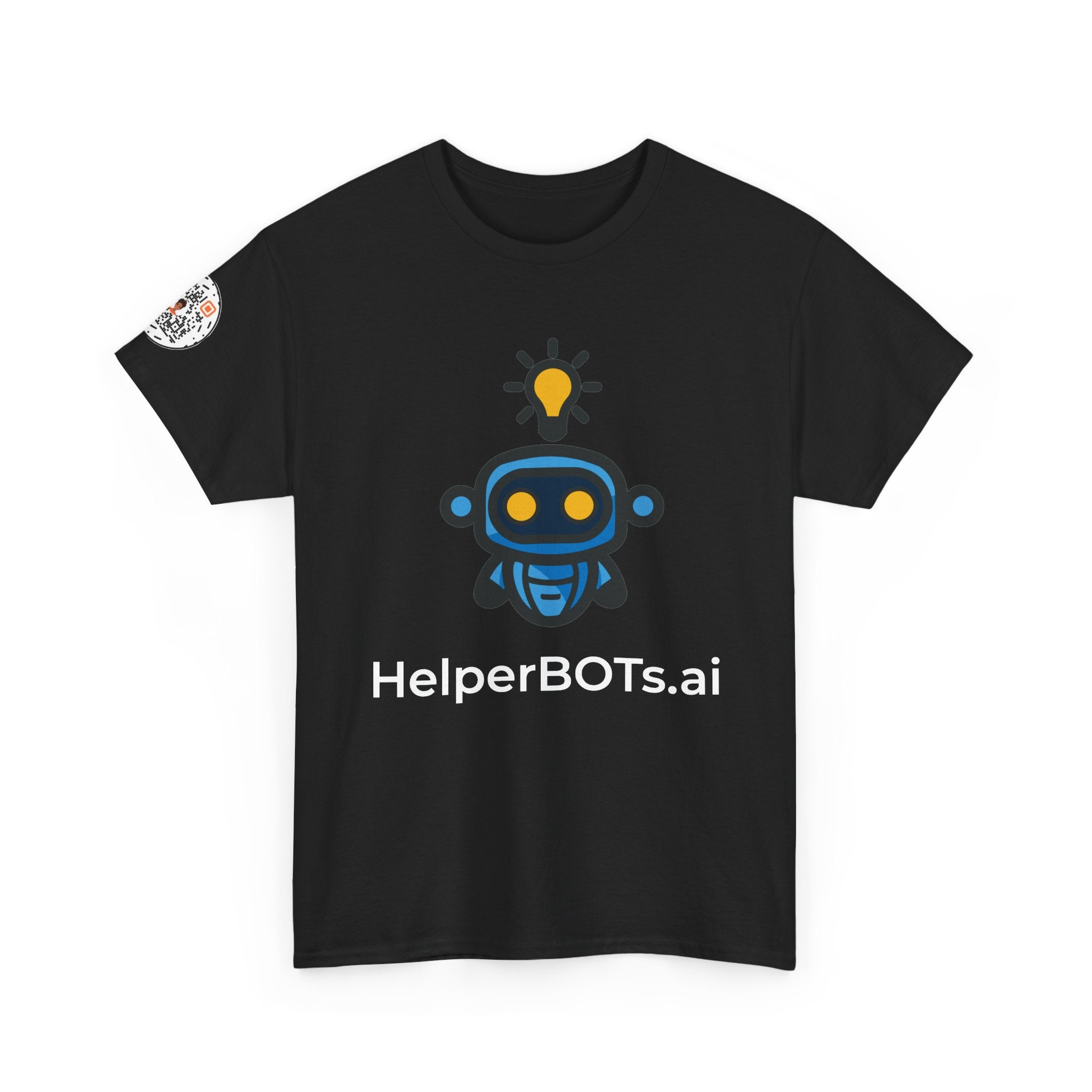 Unisex Personal Development BOT Heavy Cotton Tee (Dark Edition with White Print)