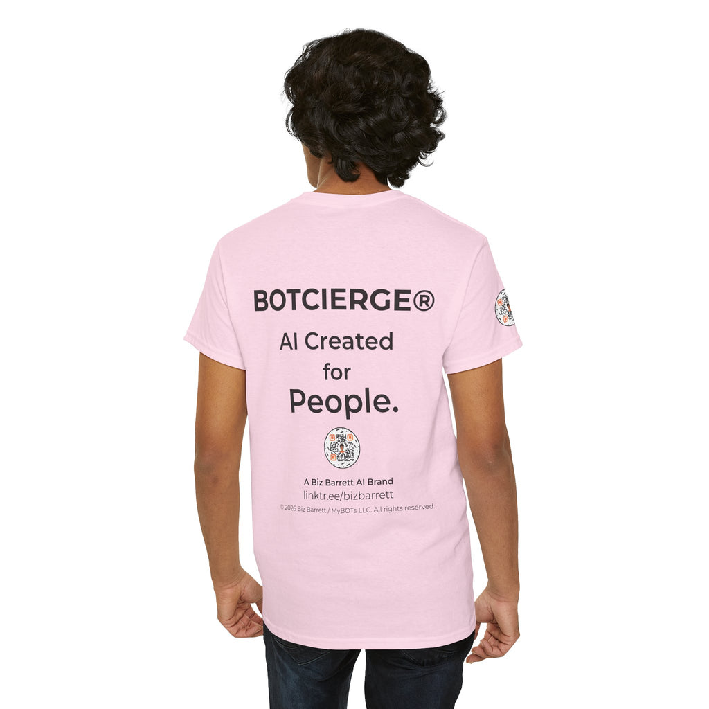 Unisex Productivity BOT Heavy Cotton Tee (Light Edition with Black Print)