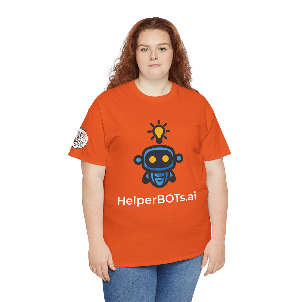 Unisex Personal Development BOT Heavy Cotton Tee (Dark Edition with White Print)