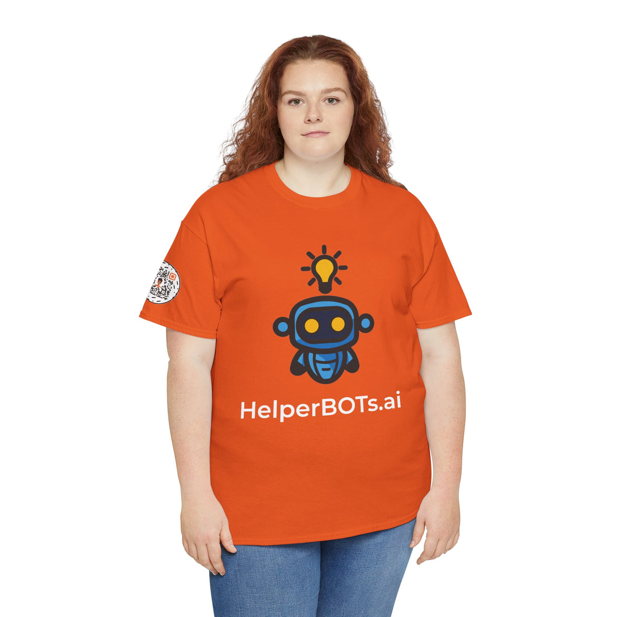 Unisex Personal Development BOT Heavy Cotton Tee (Dark Edition with White Print)