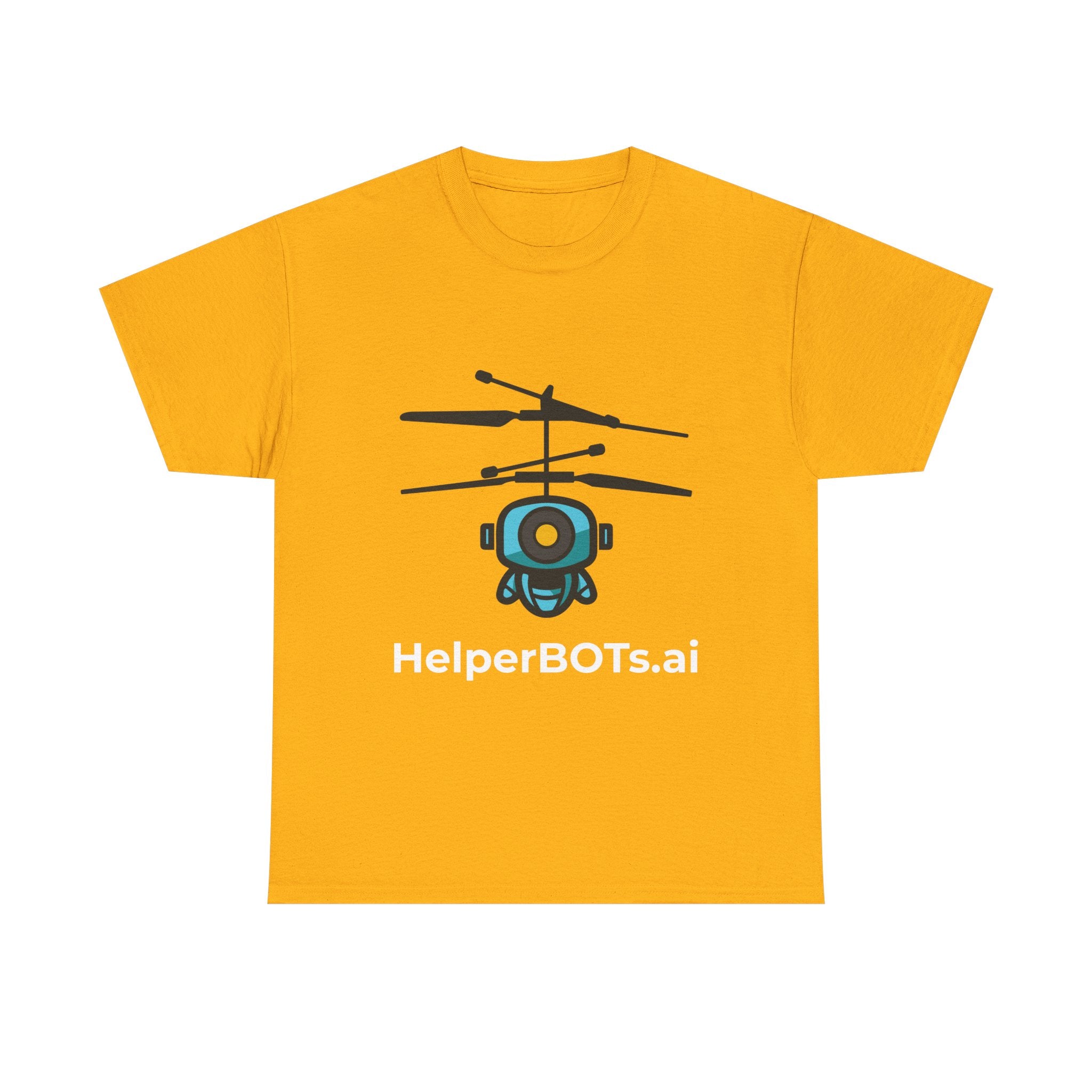 Unisex Security BOT Heavy Cotton Tee (Dark Edition white text)