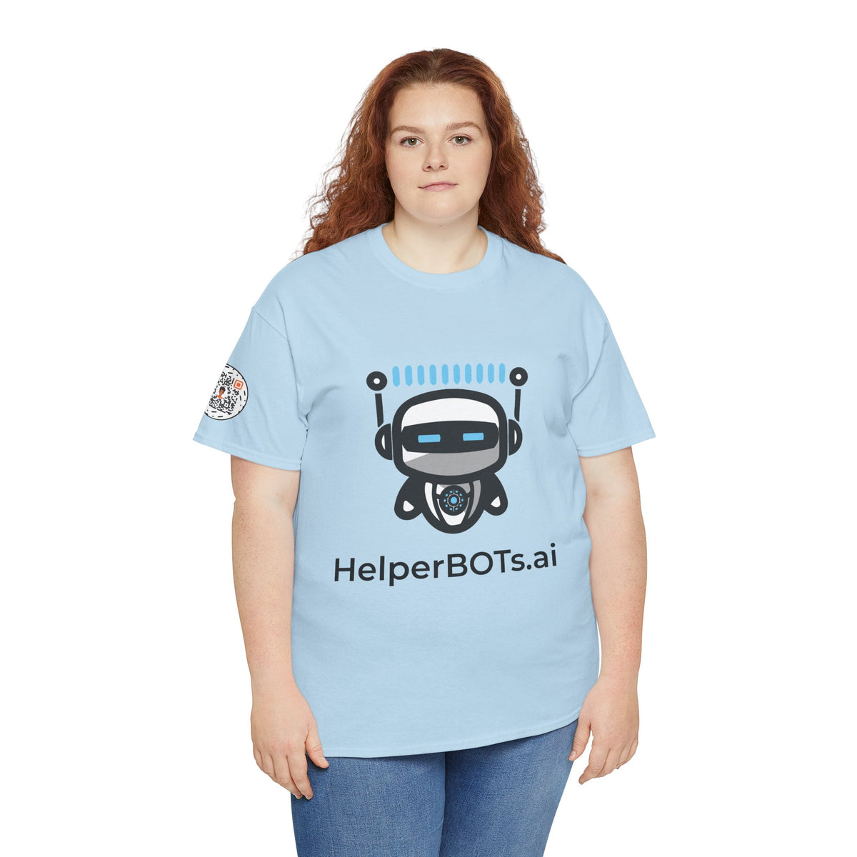 Unisex Productivity BOT Heavy Cotton Tee (Light Edition with Black Print)