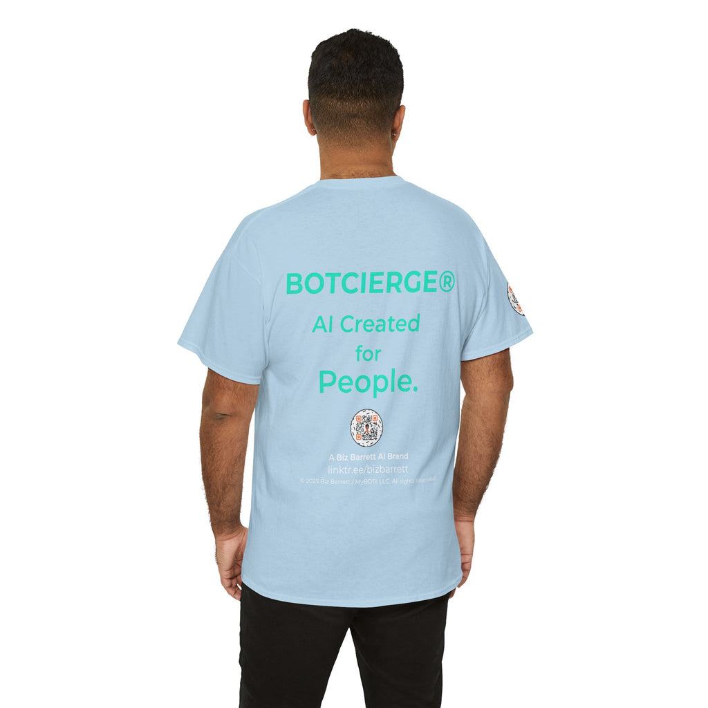Unisex RememBOT™ Heavy Cotton Tee (Light Edition with White Lettering)