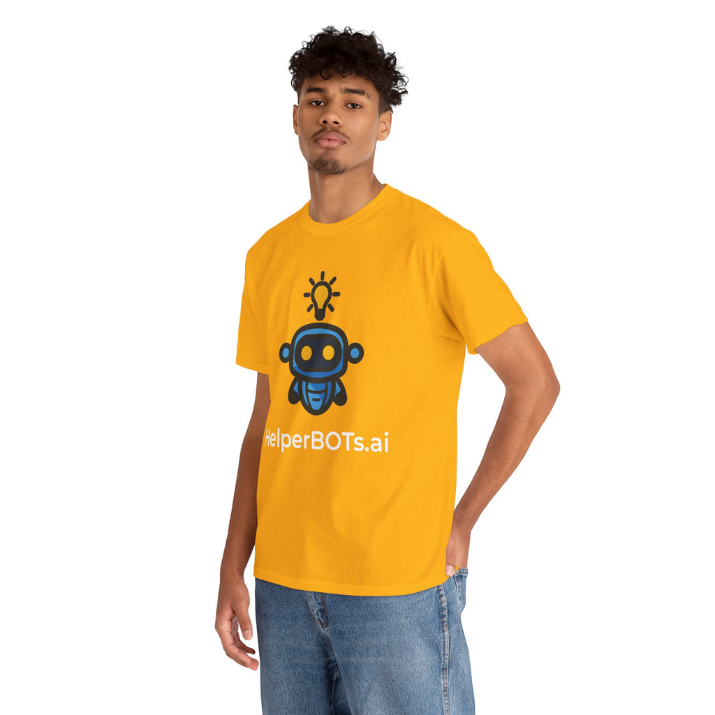 Unisex Personal Development BOT Heavy Cotton Tee (Dark Edition with White Print)