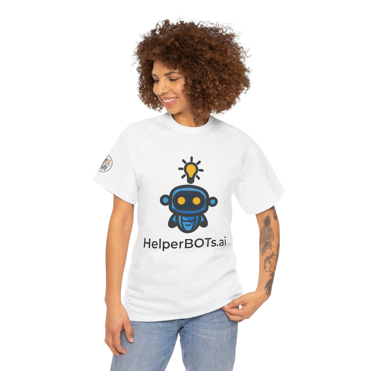 Unisex Personal Development BOT Heavy Cotton Tee (Light Edition with Black Print)