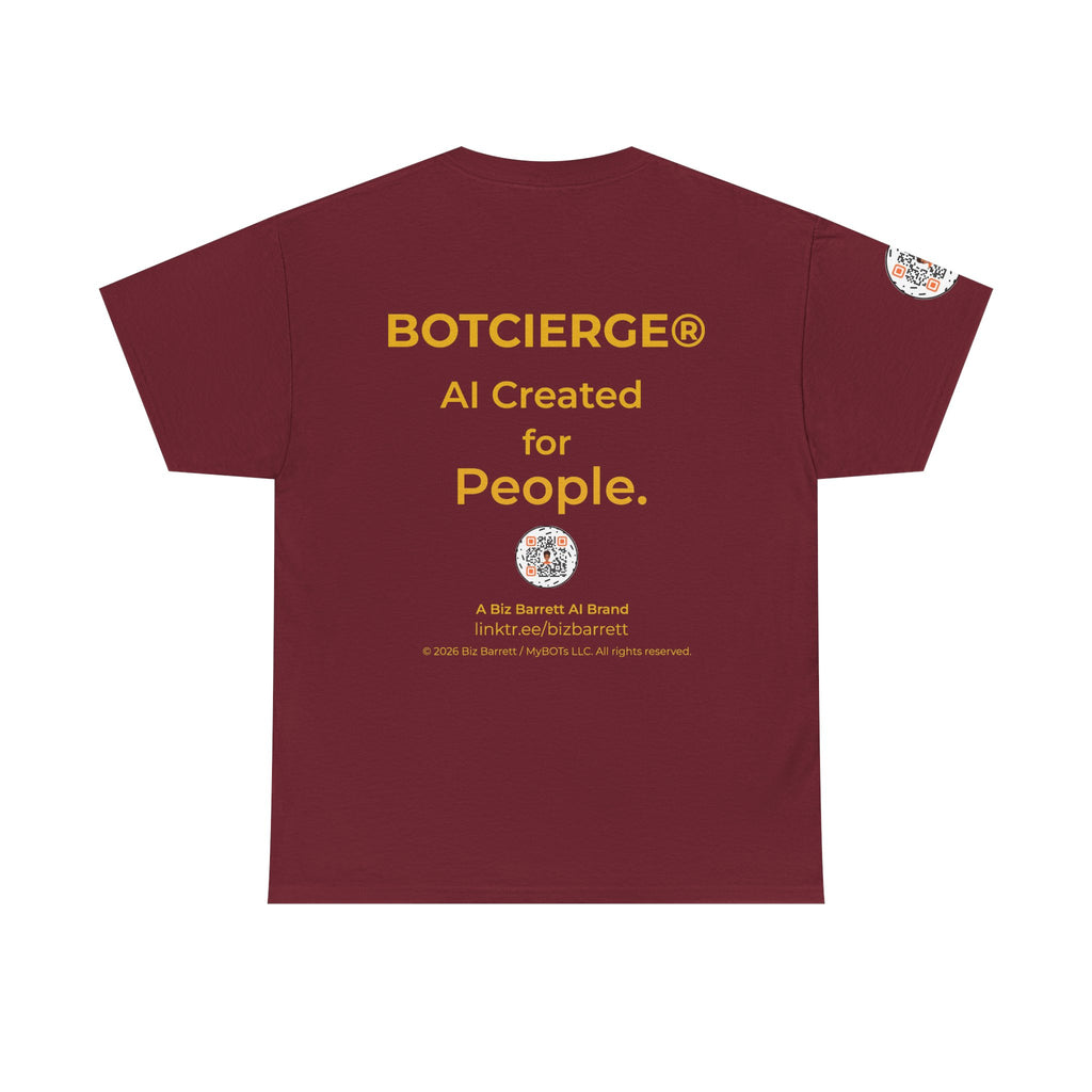 Unisex Education BOT Heavy Cotton Tee (Dark Edition with Gold Print)