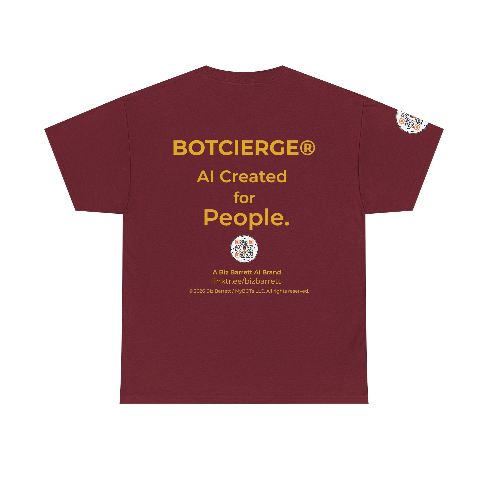 Unisex Education BOT Heavy Cotton Tee (Dark Edition with Gold Print)